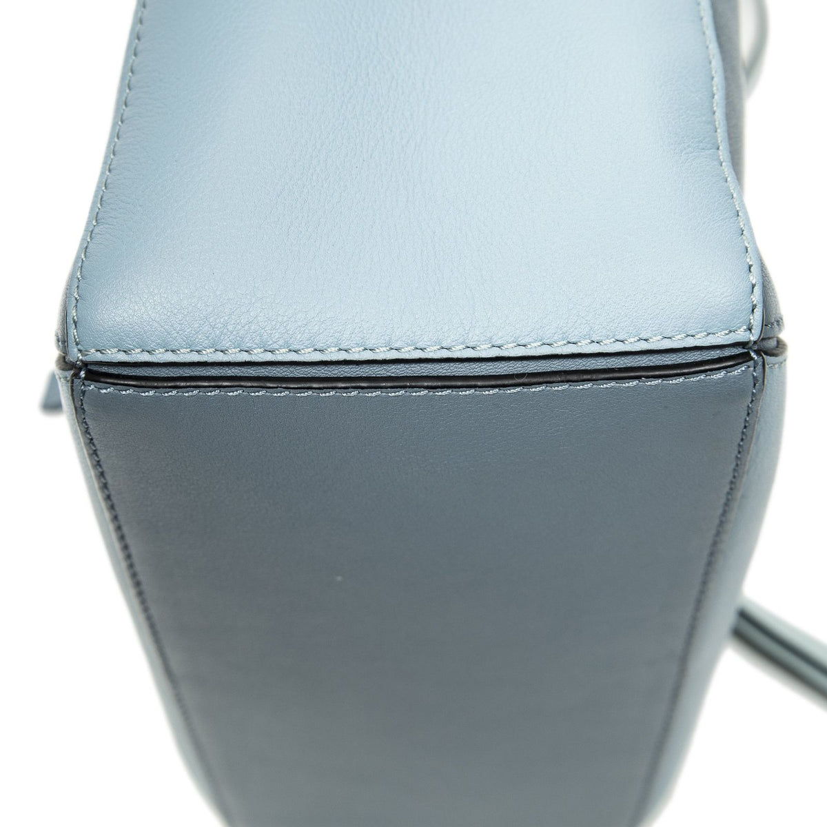 Loewe Mini Puzzle Bag Blue Calfskin Leather — view 7