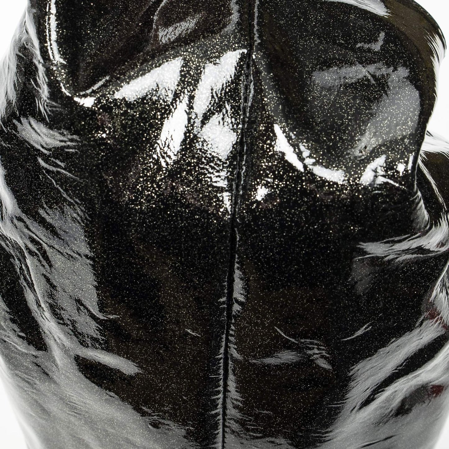 Loewe Large Airbrisa Hobo Metallic Black Patent Leather — view 7