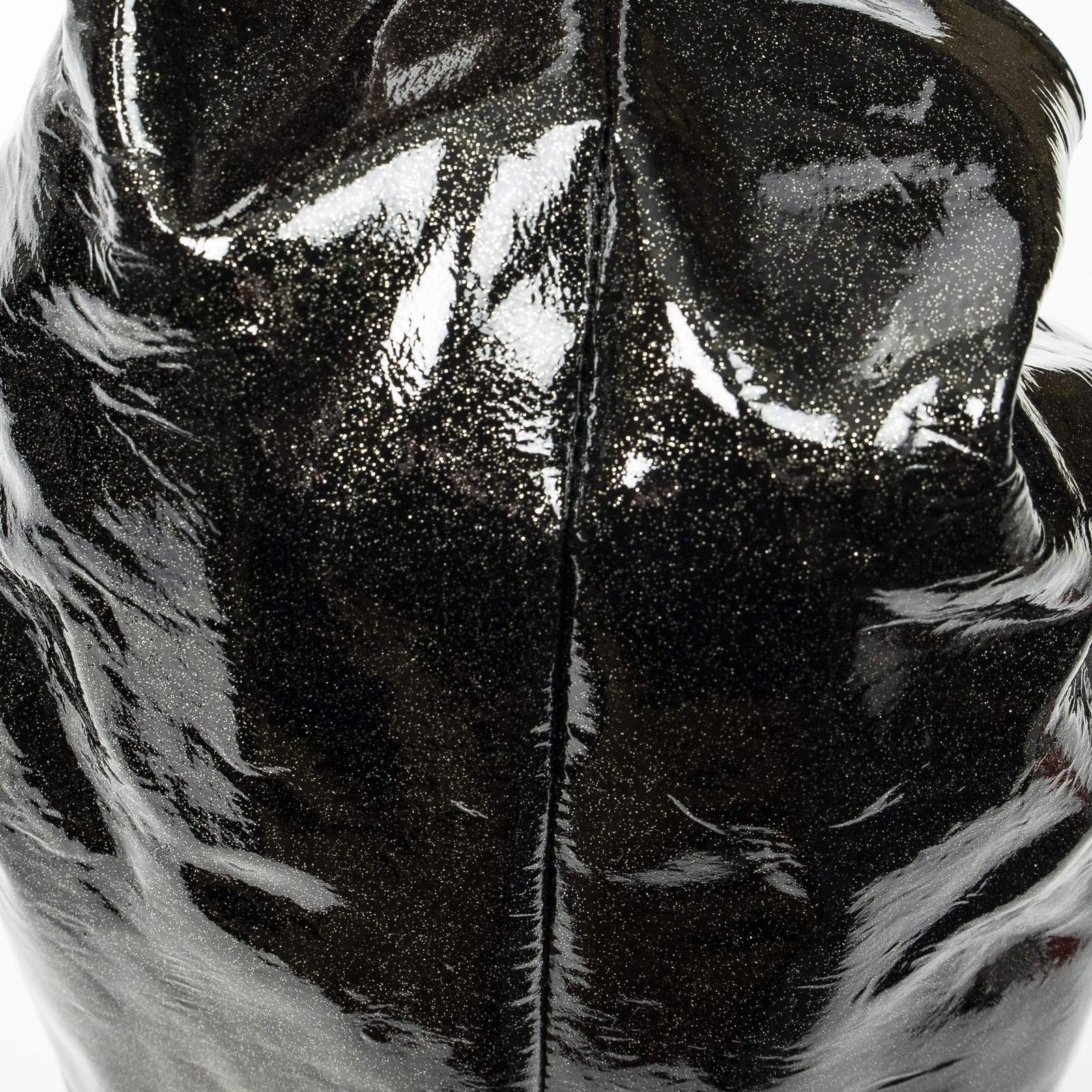 Loewe Large Airbrisa Hobo Metallic Black Patent Leather — view 7