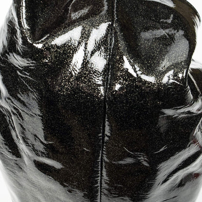 Loewe Large Airbrisa Hobo Metallic Black Patent Leather — view 7