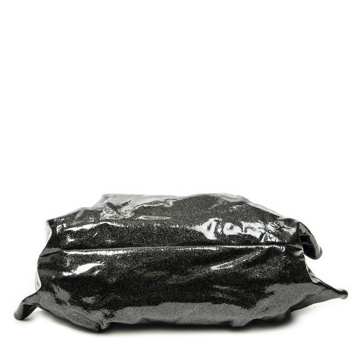 Loewe Large Airbrisa Hobo Metallic Black Patent Leather — view 6