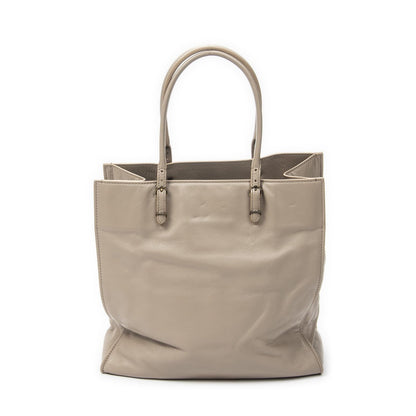 Balenciaga Papier A6 Zip Aroundtote Beige Distressed Calfskin Leather Shoulder — view 5
