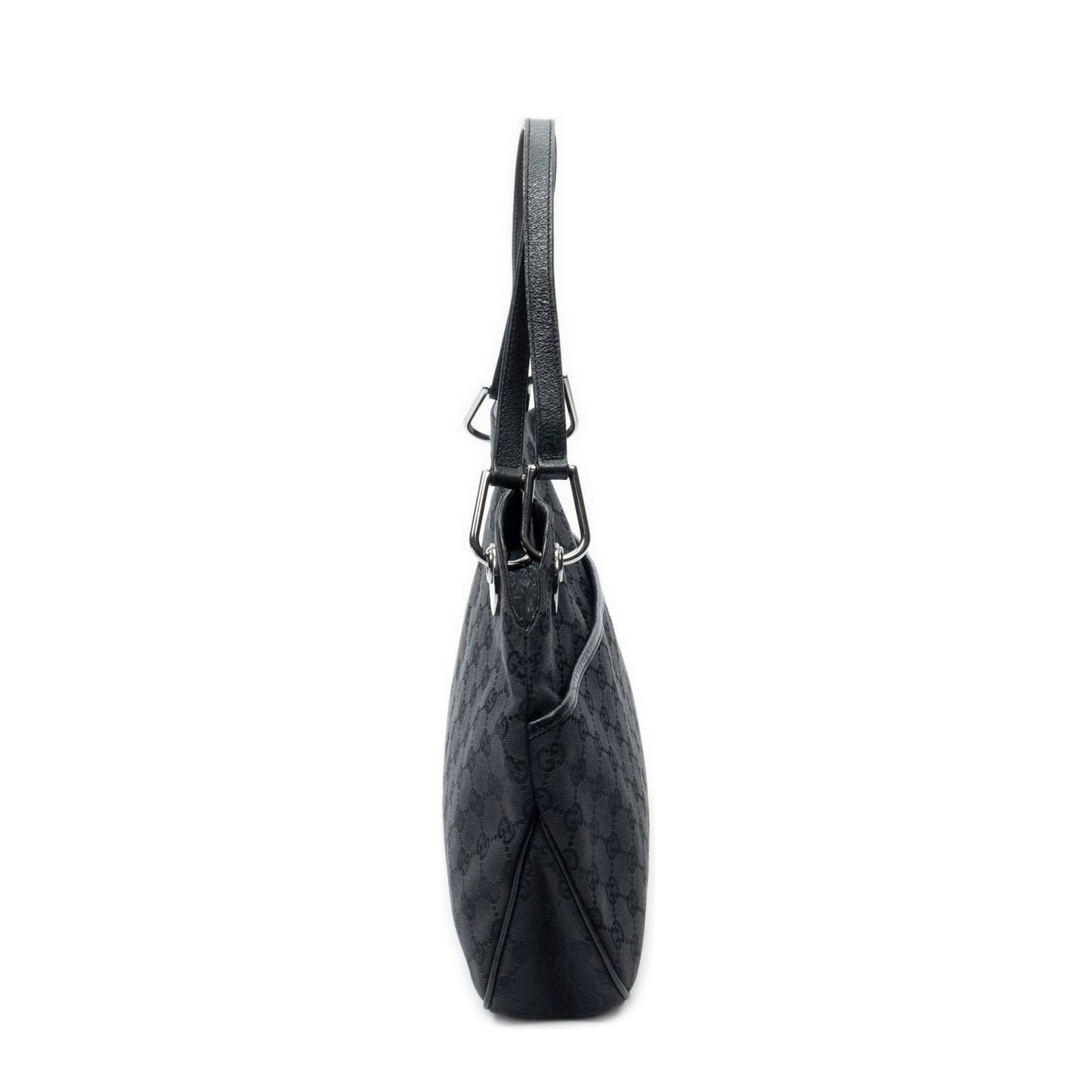 Gucci Medium Eclipse Tote Black GG Canvas — view 4