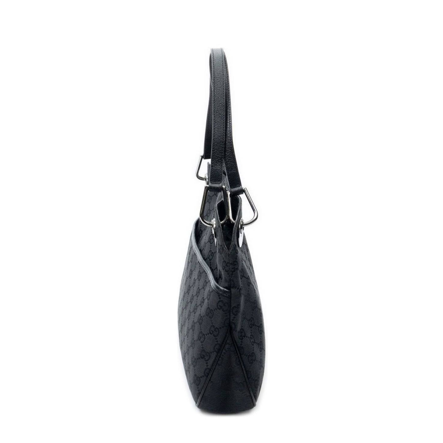 Gucci Medium Eclipse Tote Black GG Canvas — view 3