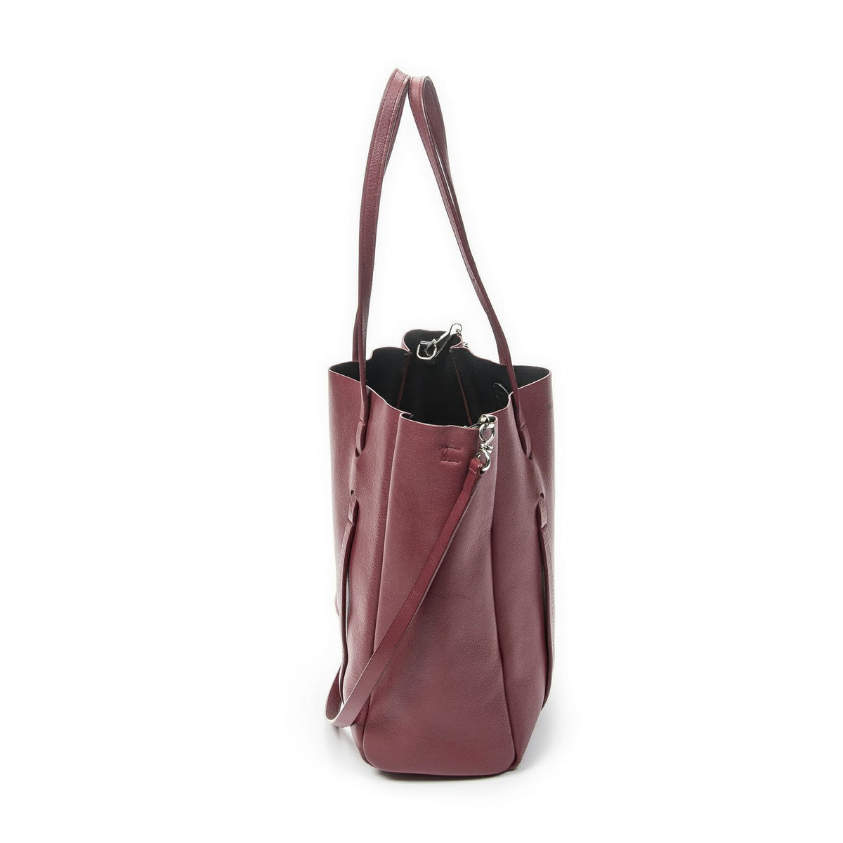 Balenciaga Everyday Tote Burgundy Calfskin Leather — view 4