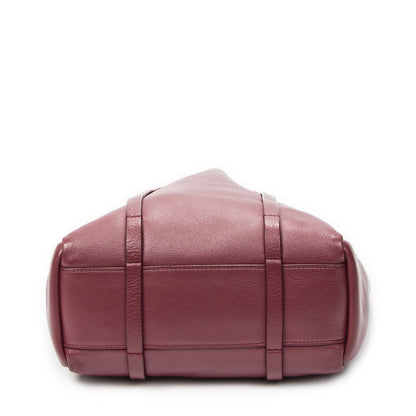 Balenciaga Everyday Tote Burgundy Calfskin Leather — view 6
