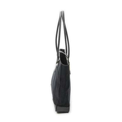 Gucci g Buckle Logo Open Tote Black Canvas — view 4
