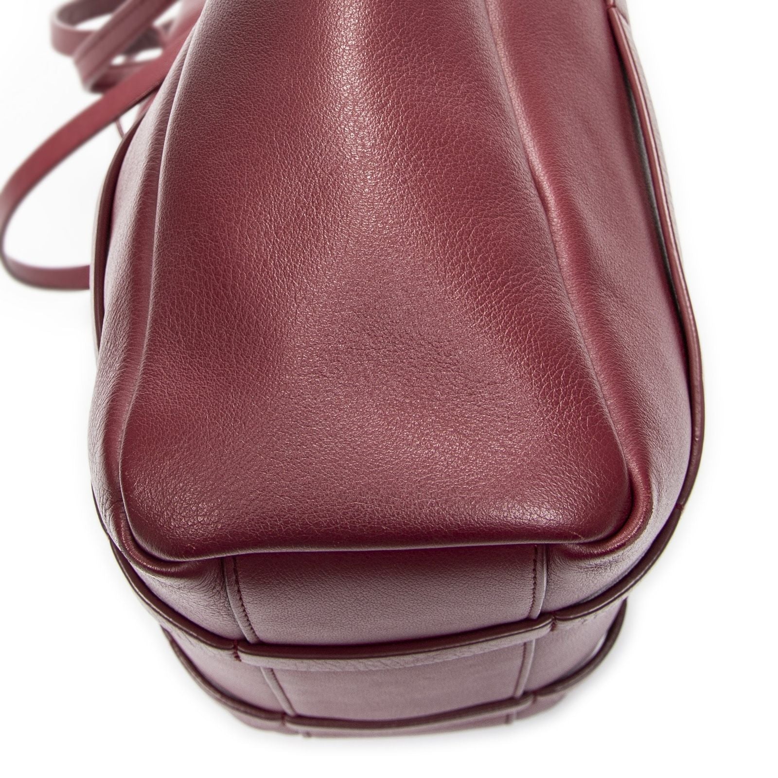 Balenciaga Everyday Tote Burgundy Calfskin Leather — view 7