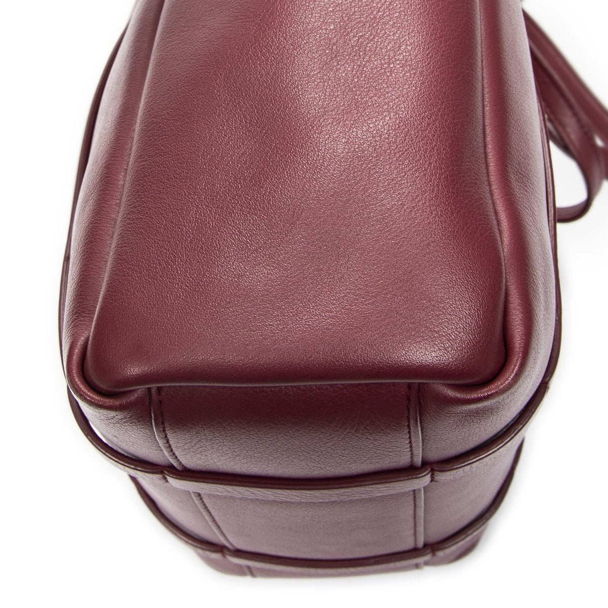 Balenciaga Everyday Tote Burgundy Calfskin Leather — view 8