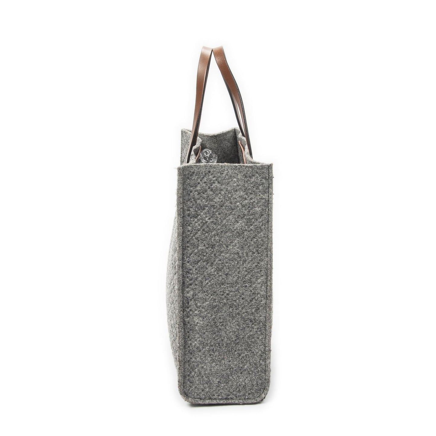 Gucci Diamante Tote Gray Matelasse Fur Canvas — view 4