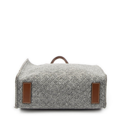 Gucci Diamante Tote Gray Matelasse Fur Canvas — view 6