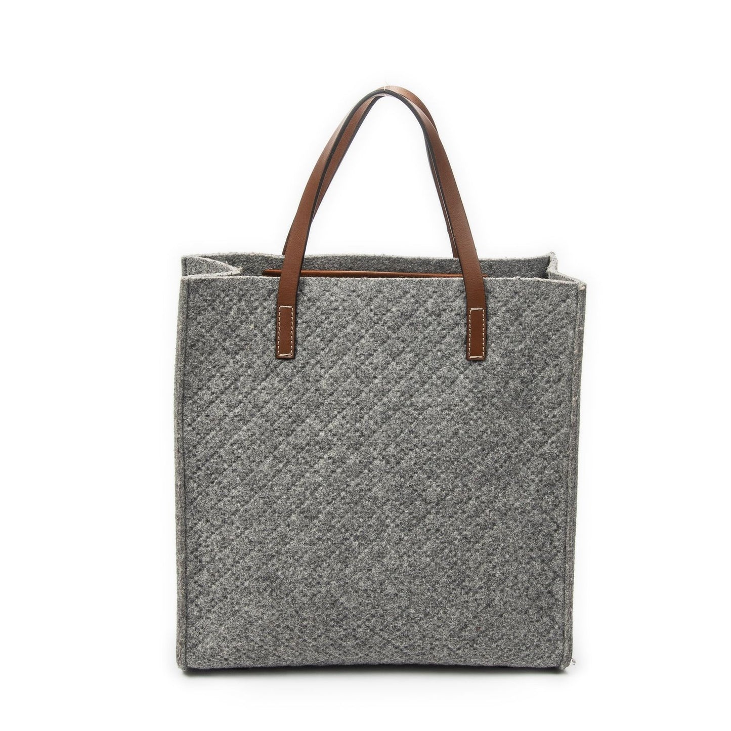Gucci Diamante Tote Gray Matelasse Fur Canvas — view 5