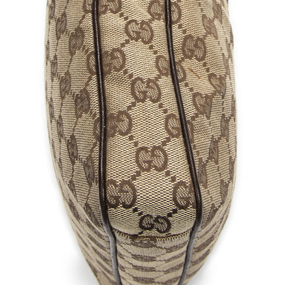 Gucci Front Pocket Messenger Bag Dark Brown GG Canvas — view 7