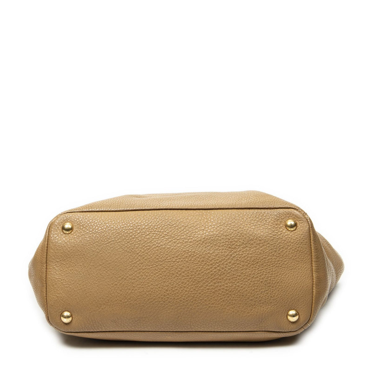 Prada Double Pocket Top Handle Tote Beige Vitello Daino — view 6