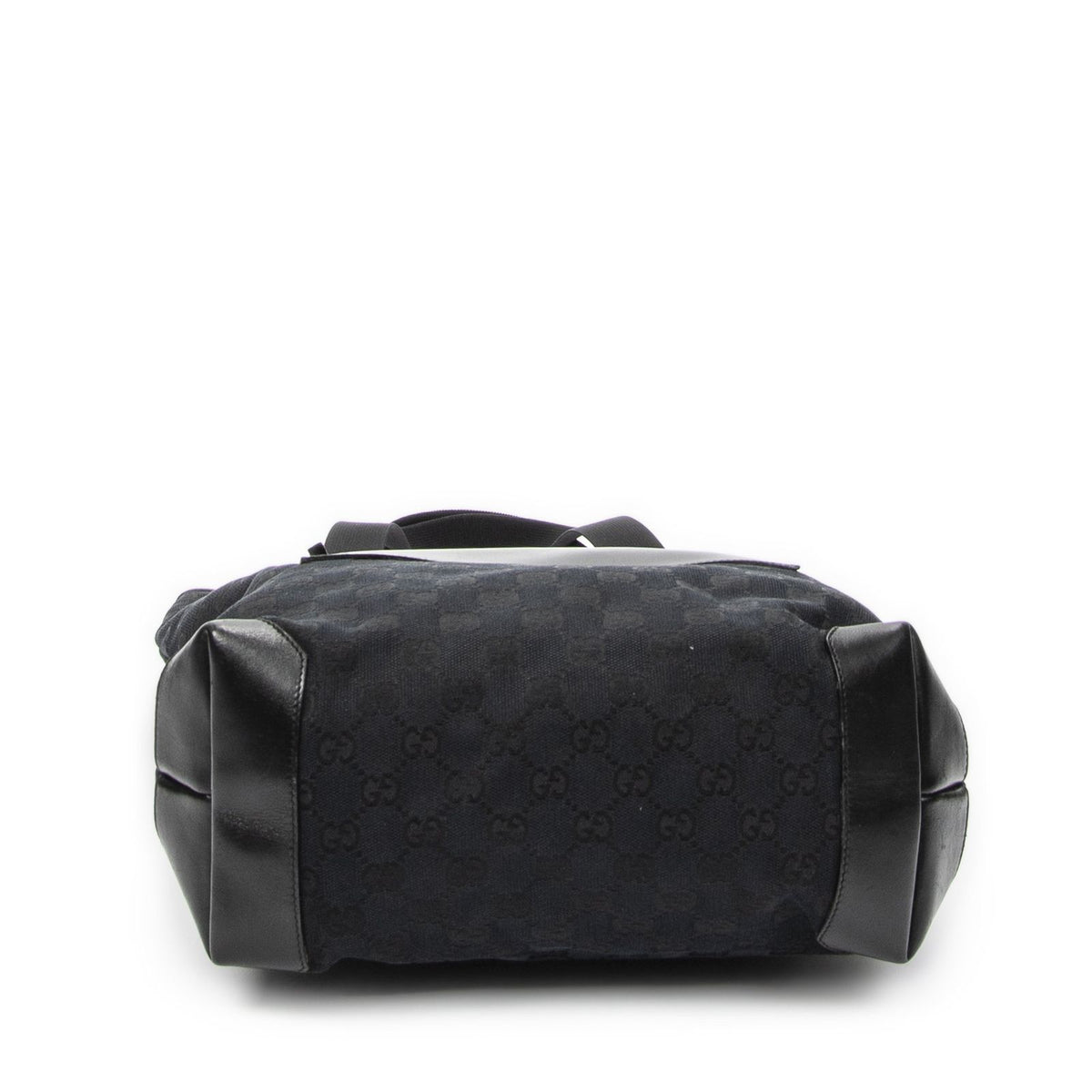 Gucci Front Pocket Zip Tote Black GG Canvas — view 6