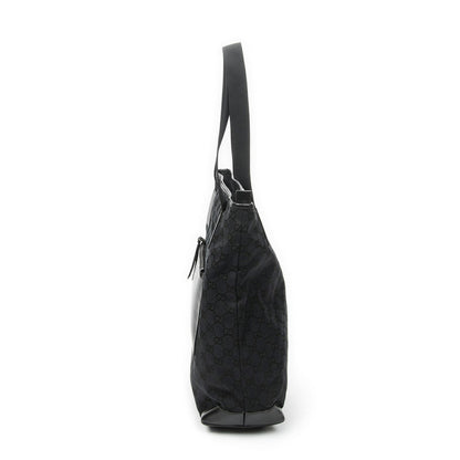 Gucci Front Pocket Zip Tote Black GG Canvas — view 3