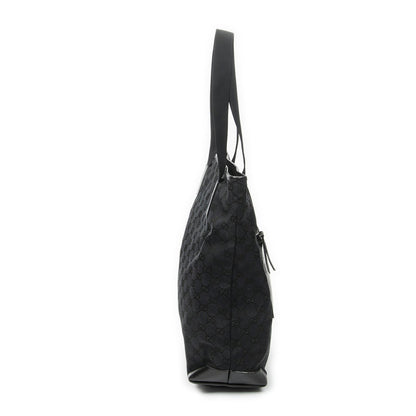 Gucci Front Pocket Zip Tote Black GG Canvas — view 4