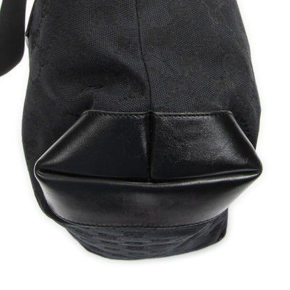 Gucci Front Pocket Zip Tote Black GG Canvas — view 8