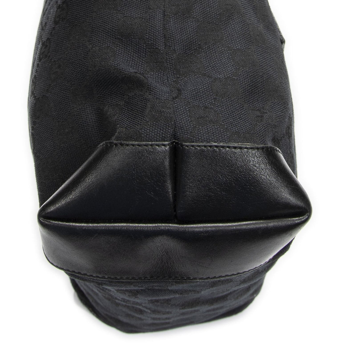 Gucci Front Pocket Zip Tote Black GG Canvas — view 7