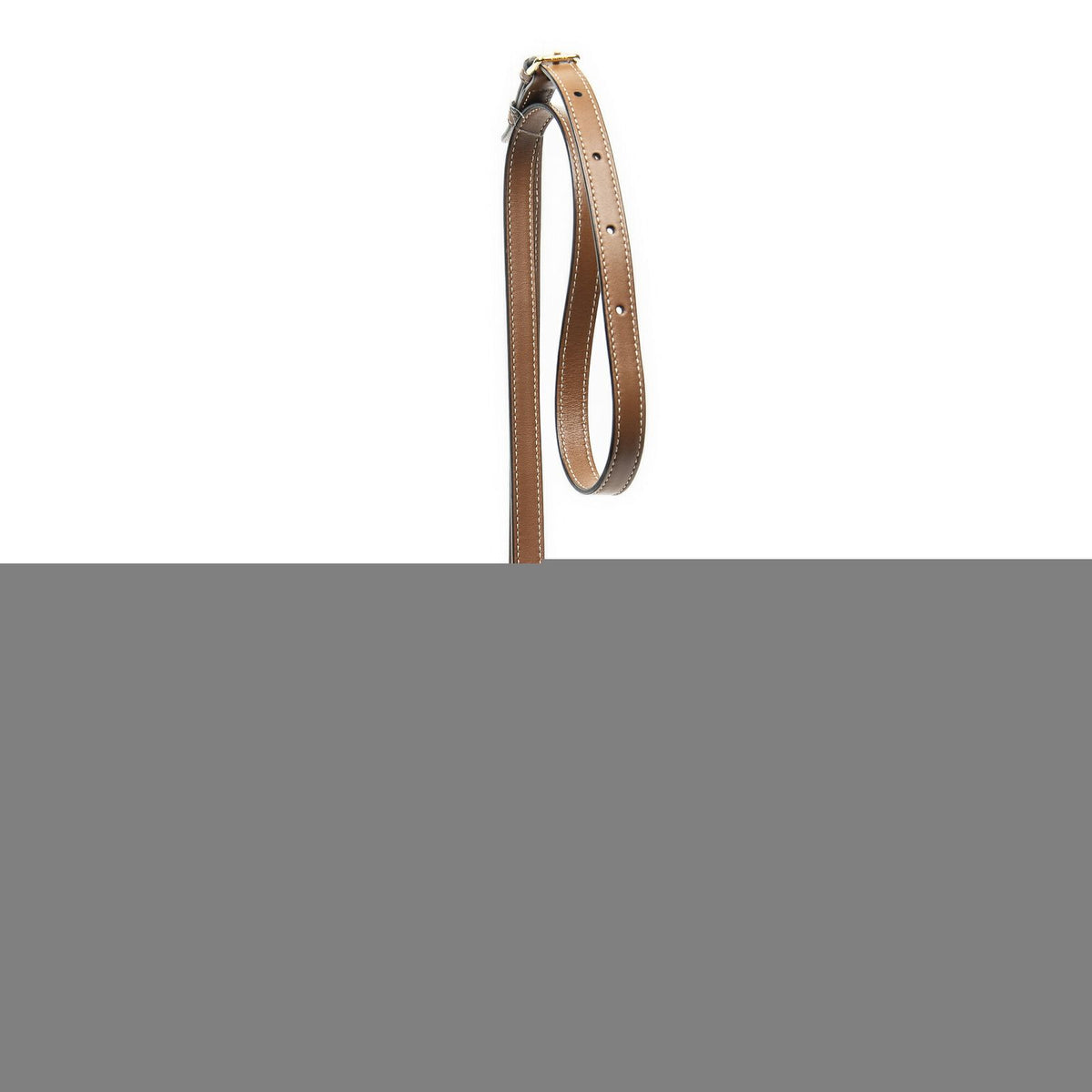 Celine Small Cuir Triomphe Oval Crossbody Brown Calfskin Leather — view 3