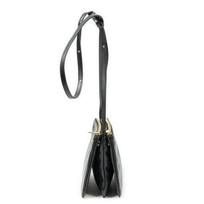 Celine Small Trio Crossbody Black Calfskin Leather — view 4