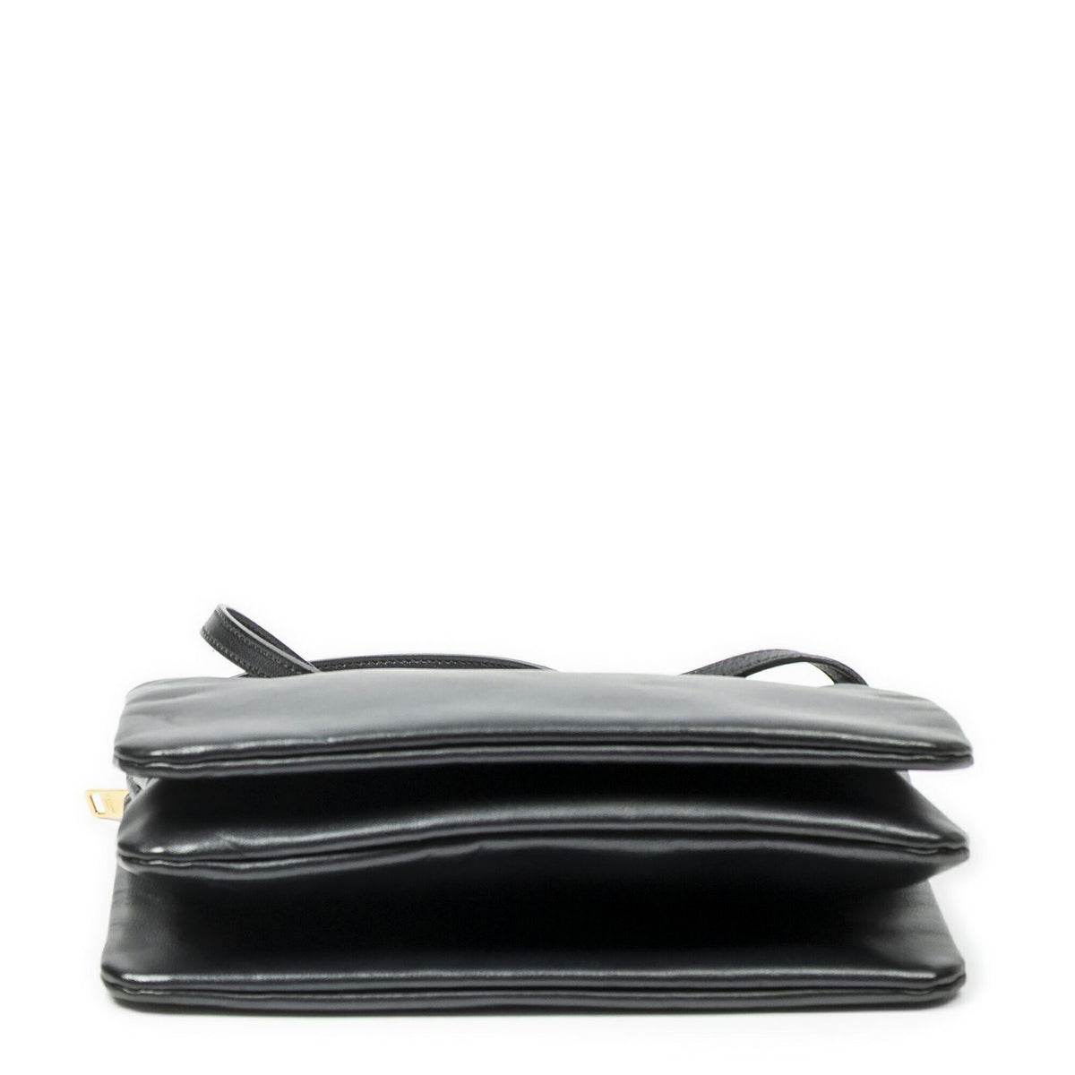 Celine Small Trio Crossbody Black Calfskin Leather — view 6