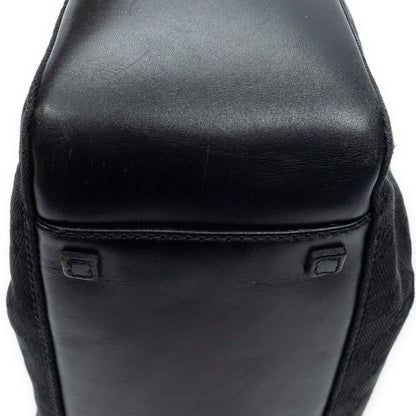 Gucci Rectangle Open Tote Black GG Canvas — view 8