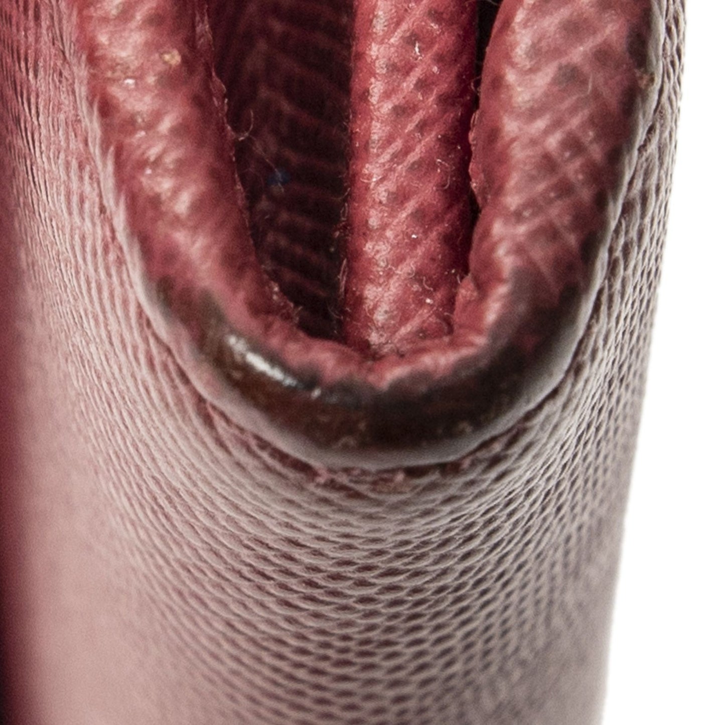 Prada Wallet on Chain Clutch Pink Saffiano Leather — view 8