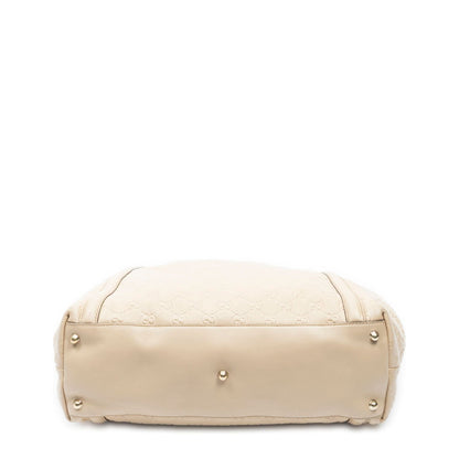 Gucci Large Britt Tote Beige Guccissima — view 6