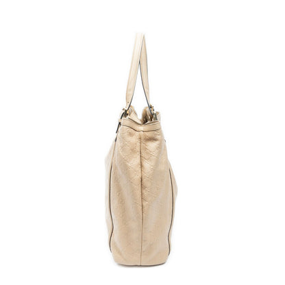 Gucci Large Britt Tote Beige Guccissima — view 4
