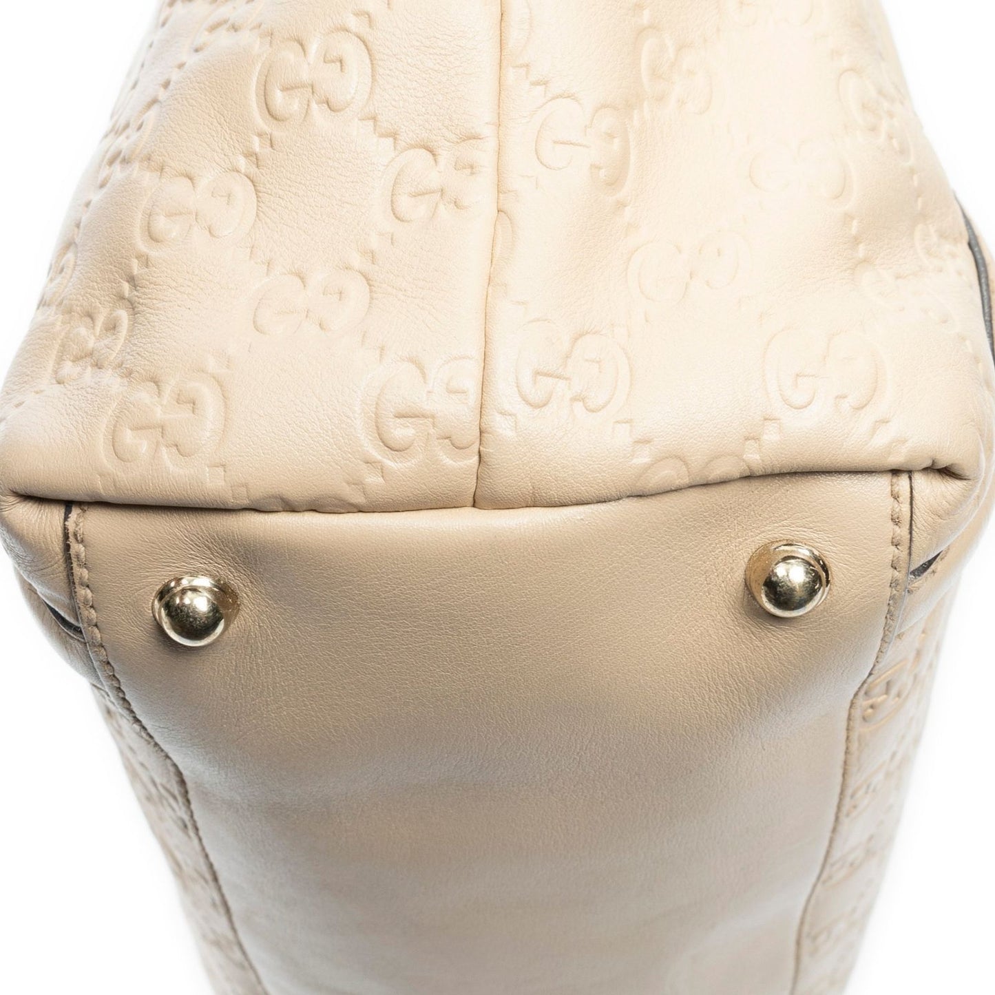 Gucci Large Britt Tote Beige Guccissima — view 7