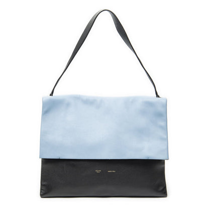 Celine All Soft Bag Light Blue Black Beige Calfskin Leather