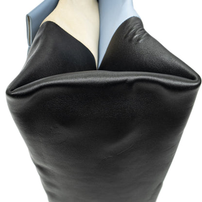 Celine All Soft Bag Light Blue Black Beige Calfskin Leather — view 8