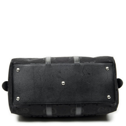 Gucci Convertible Duffle Black Jumbo GG Canvas — view 6