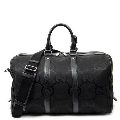 Gucci Convertible Duffle Black Jumbo GG Canvas