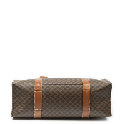 Celine Zip Shopping Tote Brown Beige Macadam Canvas — view 6