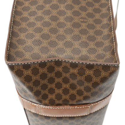 Celine Zip Shopping Tote Brown Beige Macadam Canvas — view 7