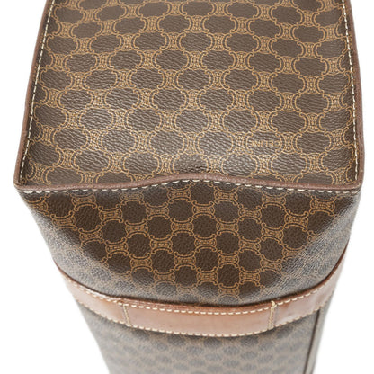 Celine Zip Shopping Tote Brown Beige Macadam Canvas — view 8