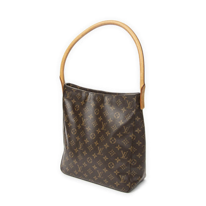 Louis Vuitton Looping Brown Monogram Canvas Shoulder Bag — view 2
