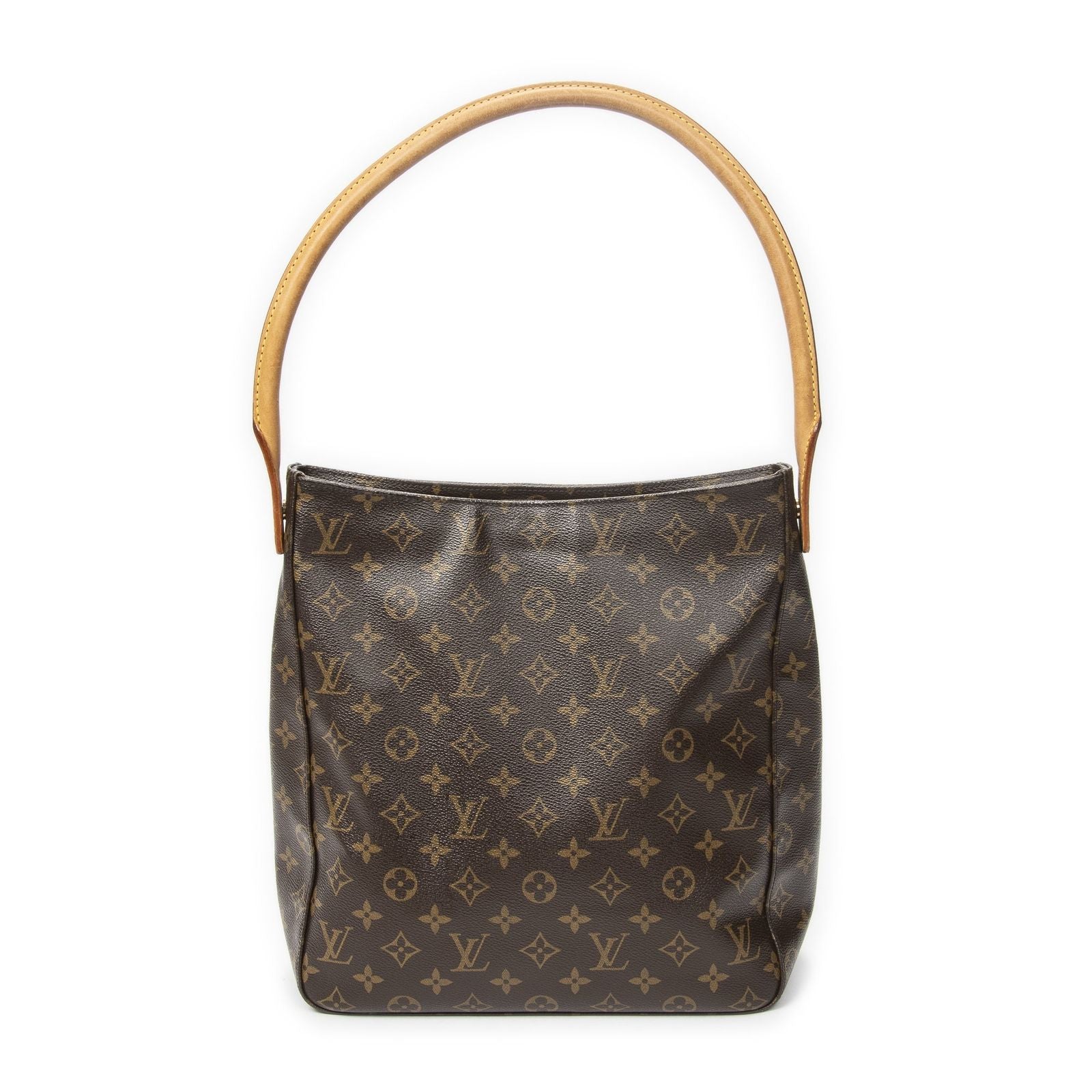 Louis Vuitton Looping Brown Monogram Canvas Shoulder Bag
