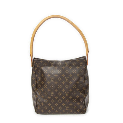 Louis Vuitton Looping Brown Monogram Canvas Shoulder Bag — view 5