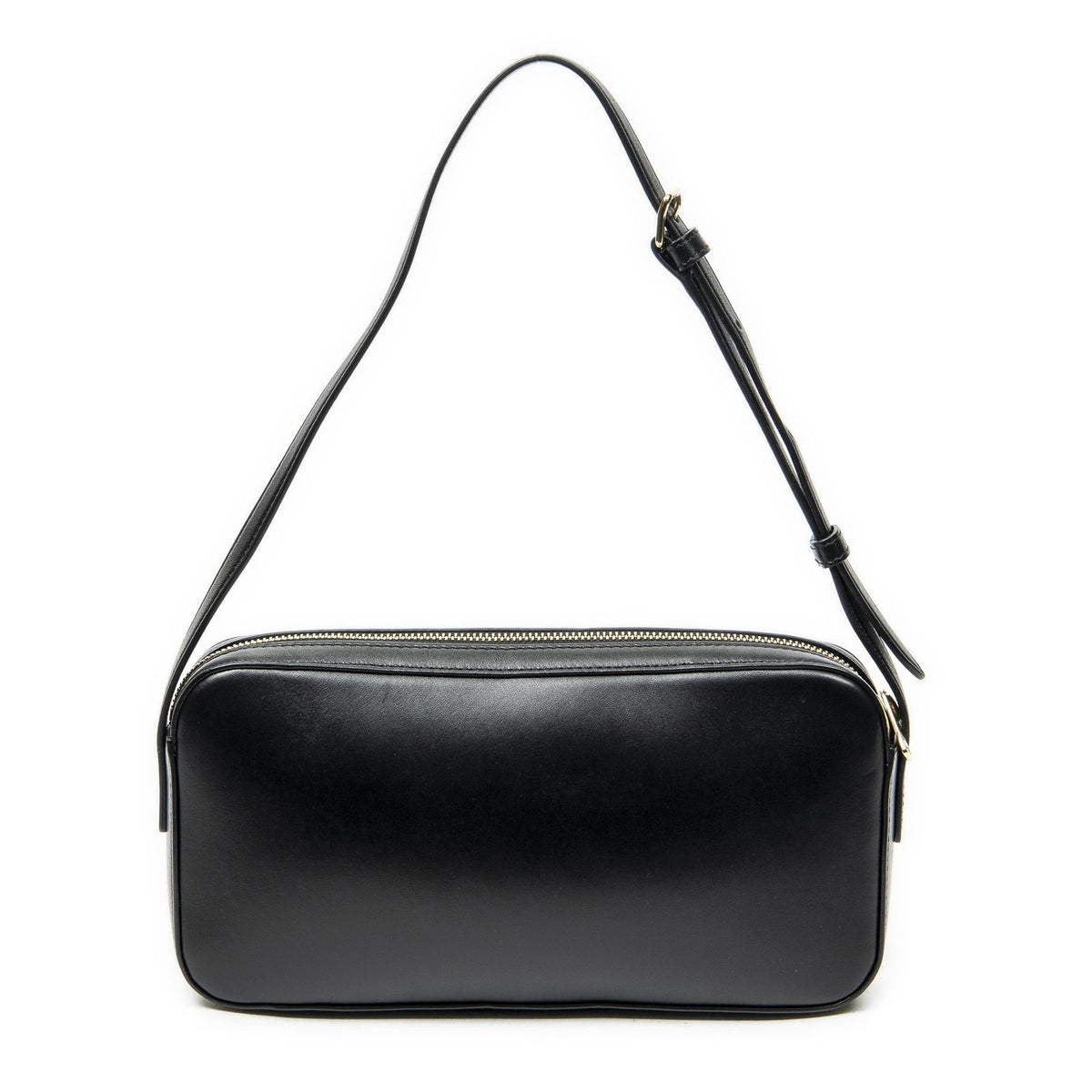 Celine Cuir Triomphe Mini Camera Bag Black Calfskin Leather — view 5