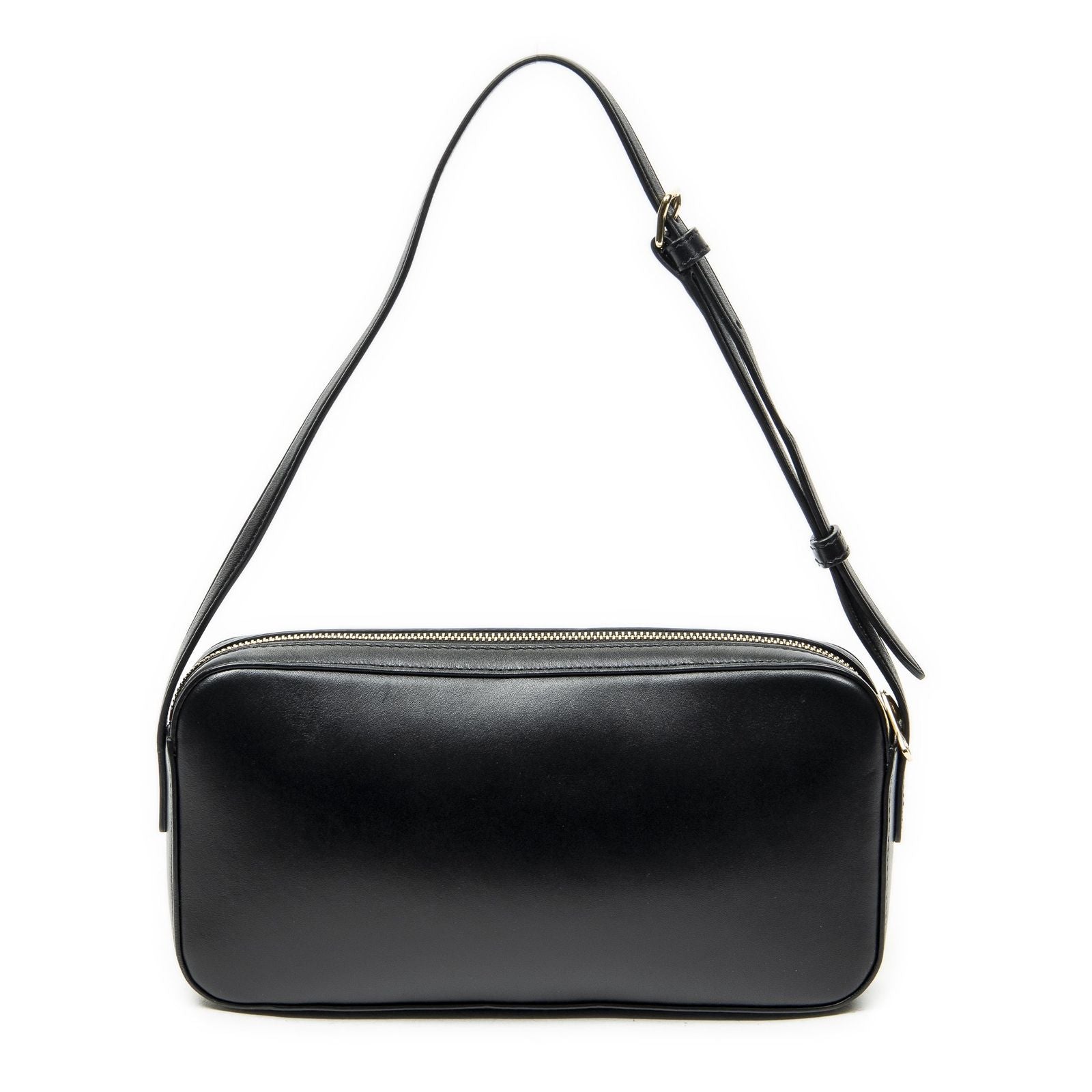 Celine Cuir Triomphe Mini Camera Bag Black Calfskin Leather — view 5