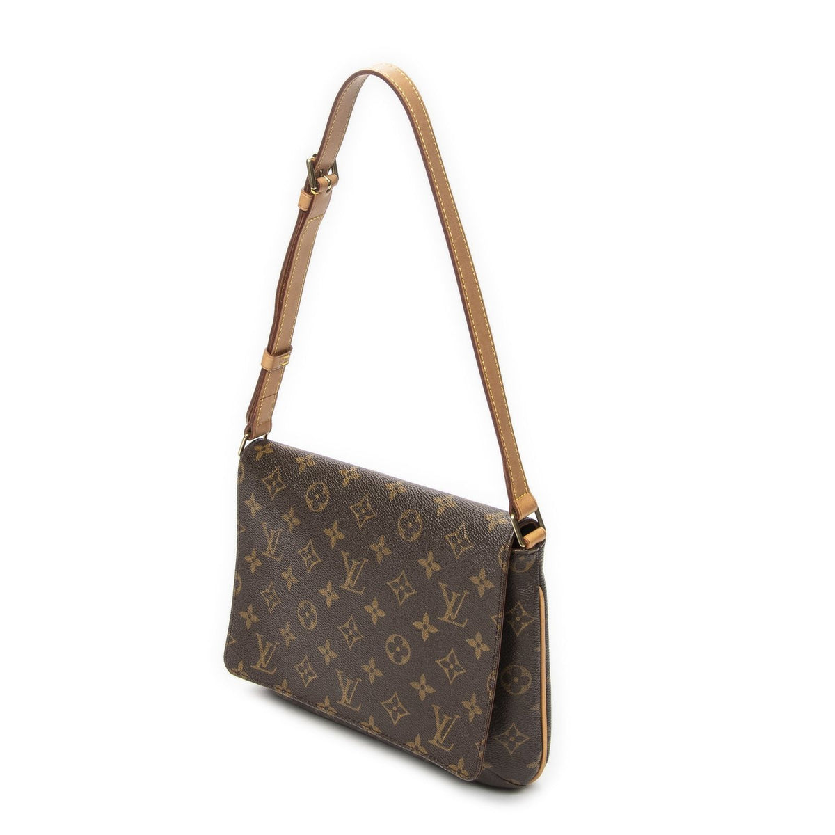 Louis Vuitton Musette Tango Brown Monogram Canvas Crossbody — view 2