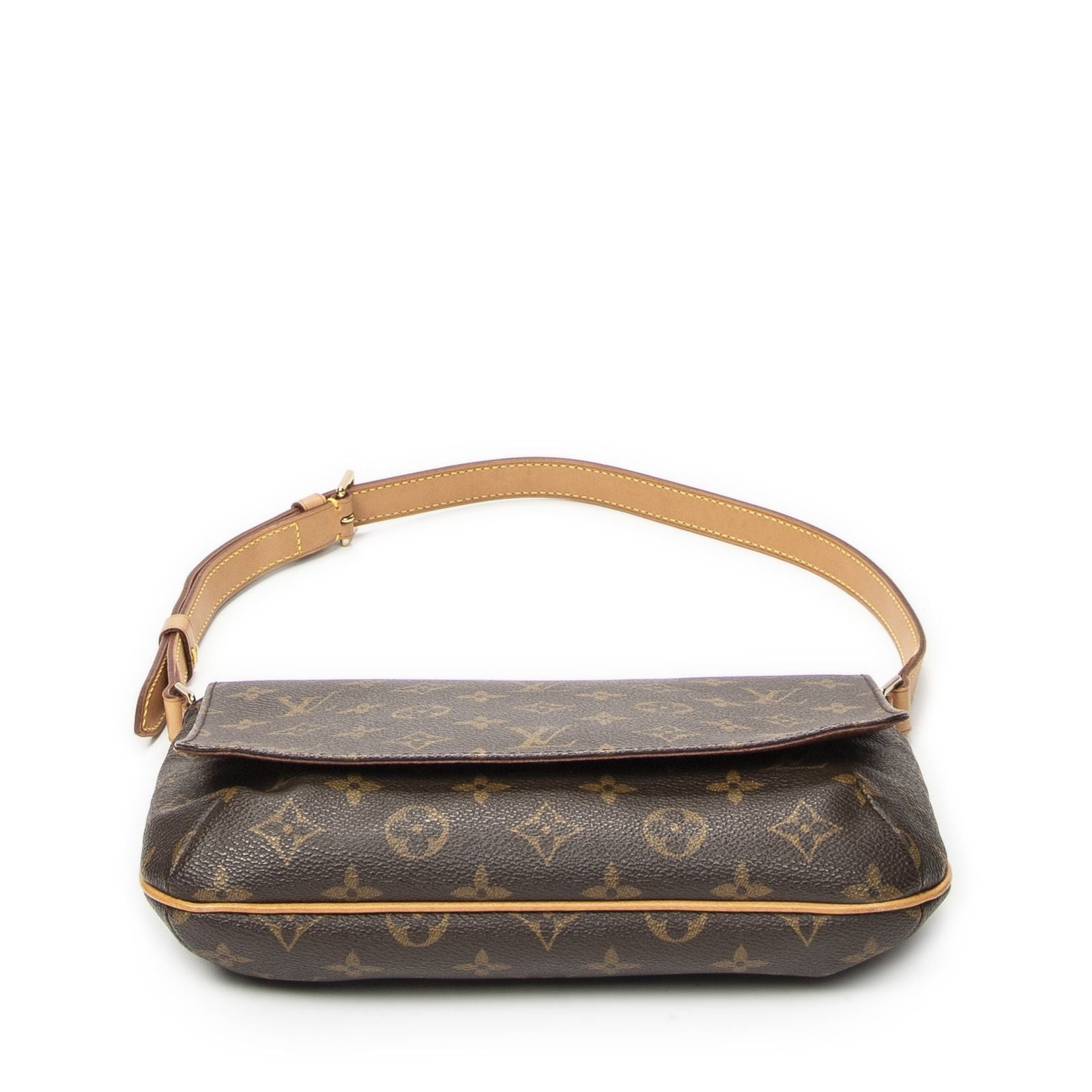 Louis Vuitton Musette Tango Brown Monogram Canvas Crossbody — view 6