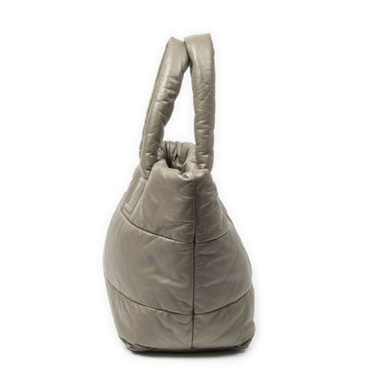 Chanel Medium Coco Cocoon Reversible Tote Gray Quilted Lambskin Leather — view 3