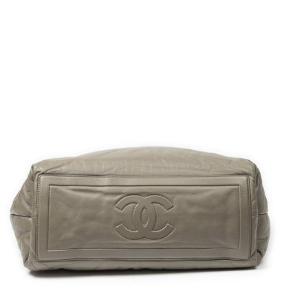 Chanel Medium Coco Cocoon Reversible Tote Gray Quilted Lambskin Leather — view 6
