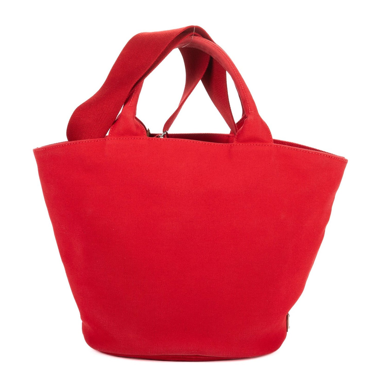Prada Cabas Tote Red Floral Canvas — view 5