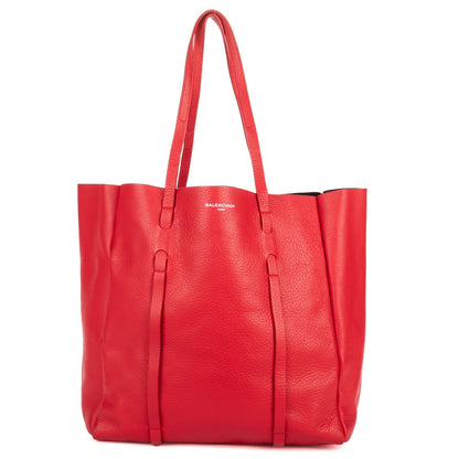 Balenciaga GG Tote Red Grain Calfskin Leather