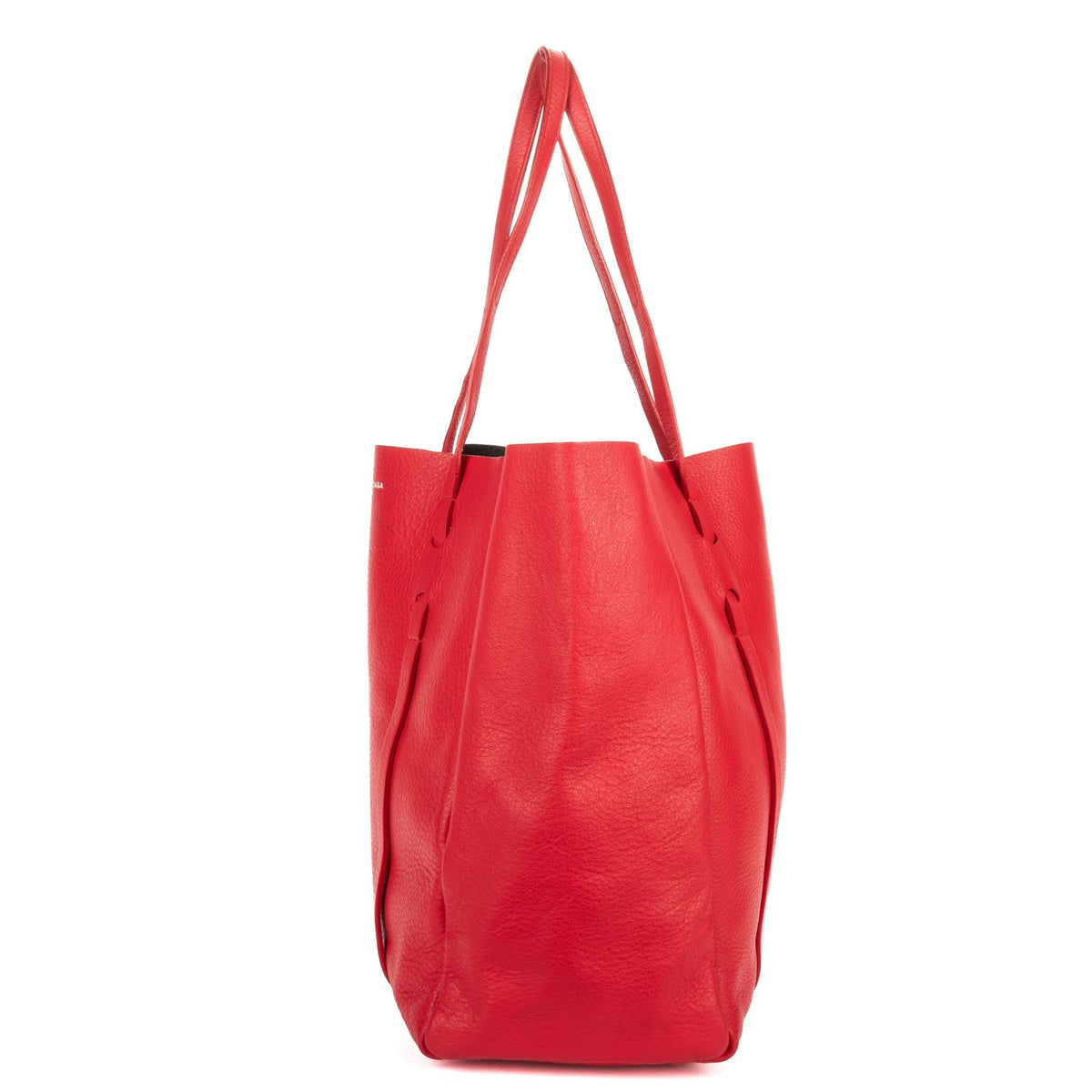 Balenciaga GG Tote Red Grain Calfskin Leather — view 3